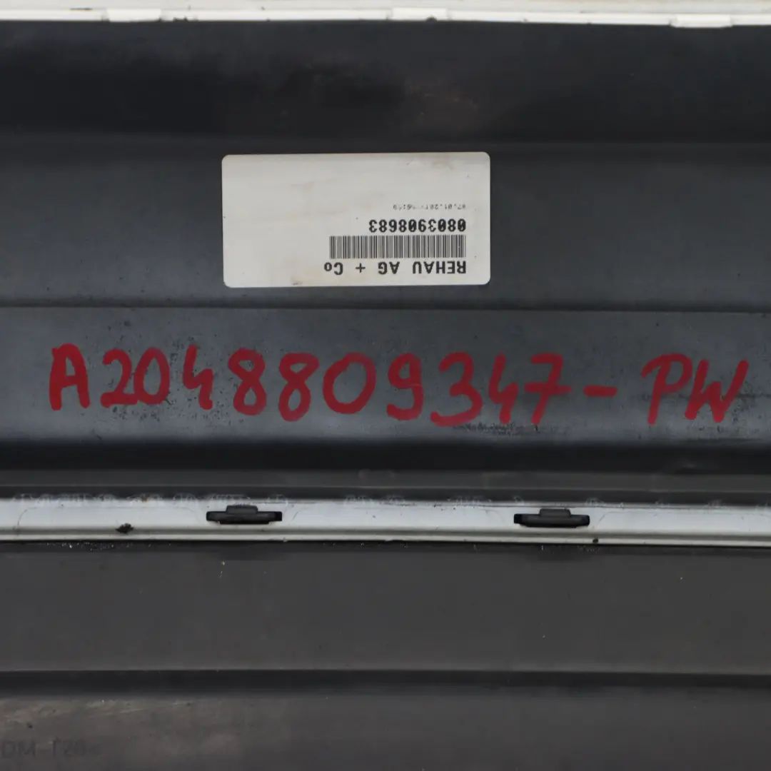 Zderzak Tylny Osłona Panel Nadwozia Polar White - 149 do Mercedes W204 o numerze A2048809347 Mercedes W204 Zderzak Tylny Osłona Panel Nadwozia Polar White - 149 - SKU A2048809347-PW - Numer Części A2048809347