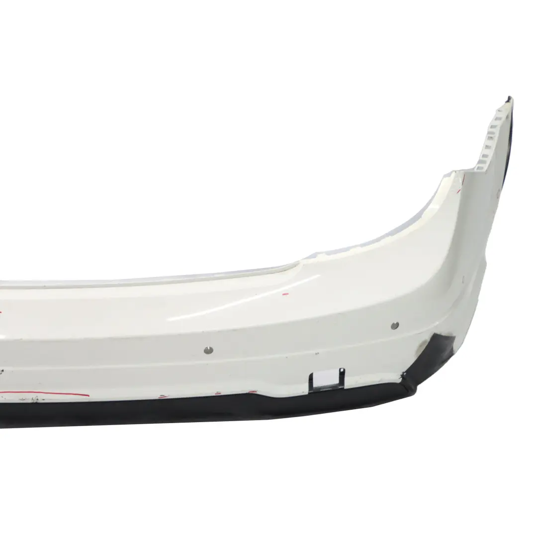 Bumper Trim Panel Covering Polar White - 149 to Mercedes W204 Rear with Part number A2048809347 Mercedes W204 Rear Bumper Trim Panel Covering Polar White - 149 - SKU A2048809347-PW - Part number A2048809347