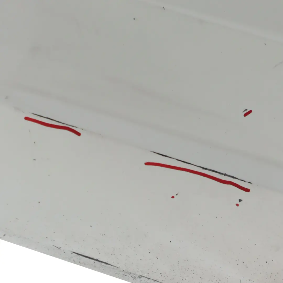 Mercedes W204 Rear Bumper Trim Panel Covering Polar White - 149 - SKU A2048809347-PW - Part number A2048809347