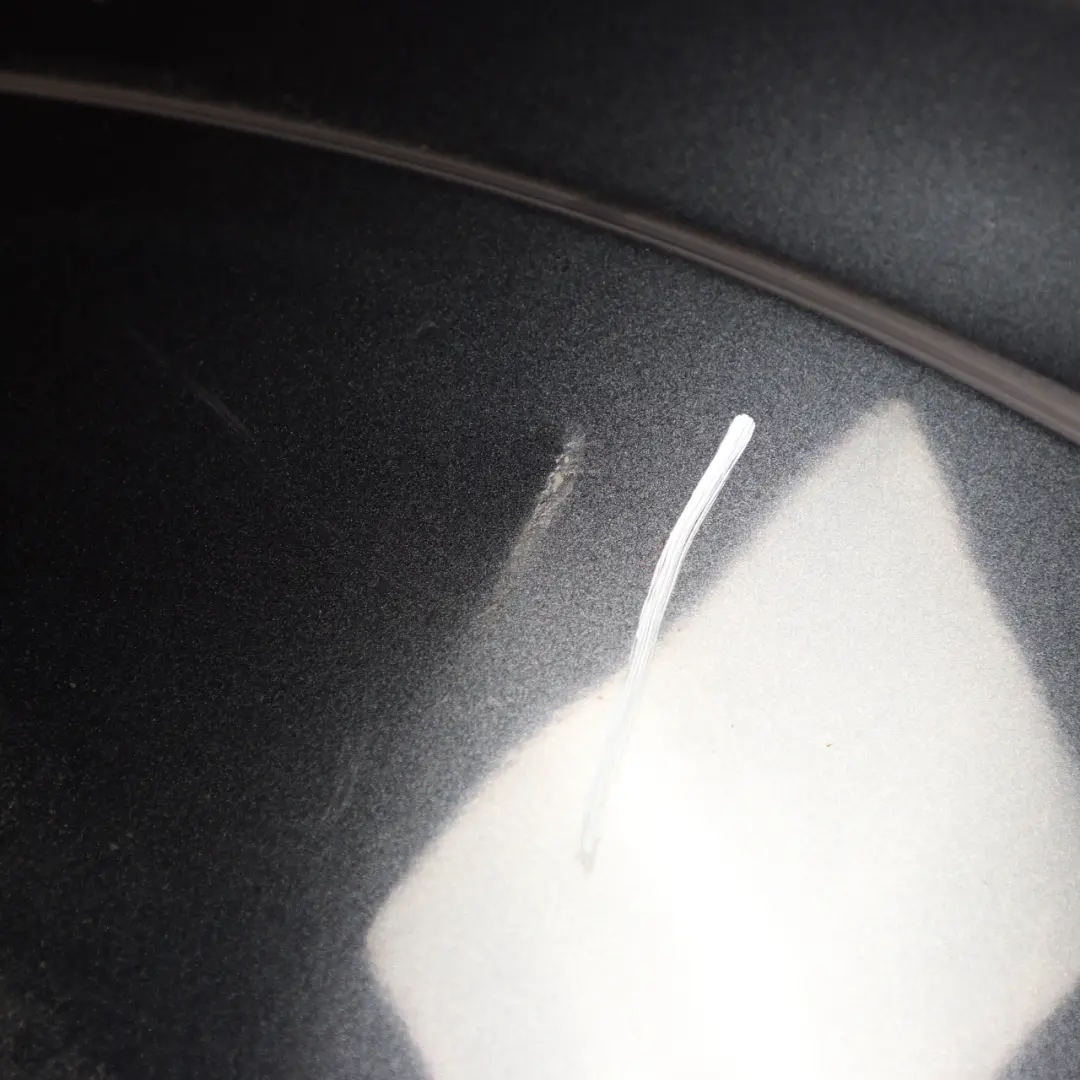 Mercedes W204 Rear Bumper Trim Panel Covering Tenorite Grey Metallic - 755 - SKU A2048809347-TNG - Part number A2048809347