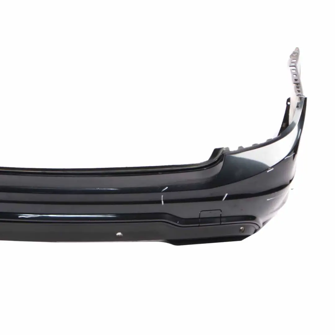Bumper Trim Panel Cover AMG Magnetite Black Metallic - 183 to Mercedes S204 Rear with Part number A2048809547 Mercedes S204 Rear Bumper Trim Panel Cover AMG Magnetite Black Metallic - 183 - SKU A2048809547-MTS - Part number A2048809547