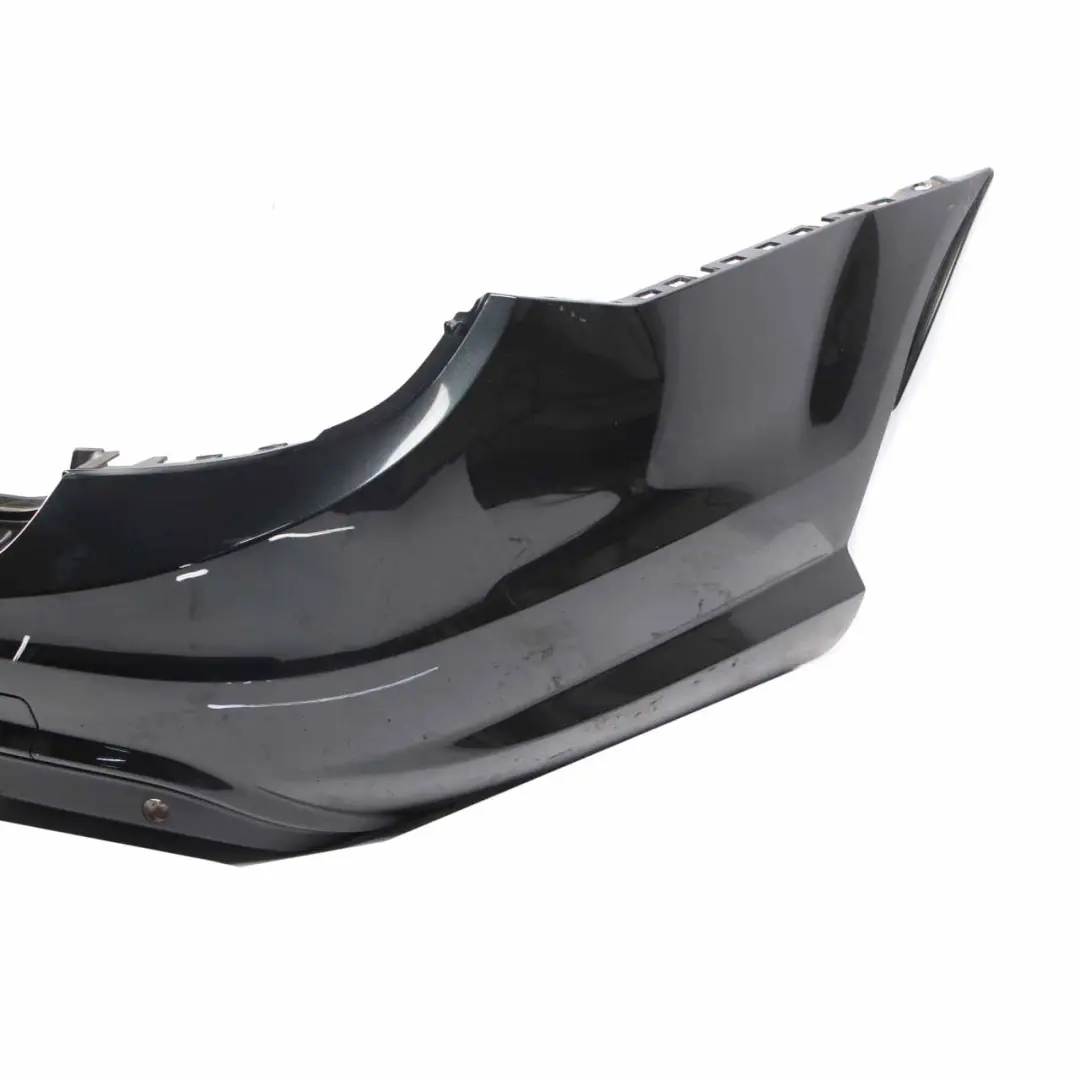 Bumper Trim Panel Cover AMG Magnetite Black Metallic - 183 to Mercedes S204 Rear with Part number A2048809547 Mercedes S204 Rear Bumper Trim Panel Cover AMG Magnetite Black Metallic - 183 - SKU A2048809547-MTS - Part number A2048809547