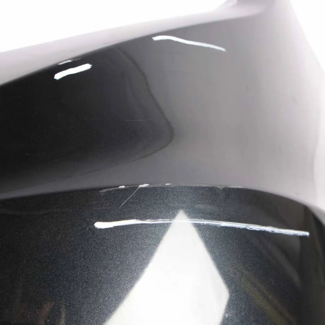 Bumper Trim Panel Cover AMG Magnetite Black Metallic - 183 to Mercedes S204 Rear with Part number A2048809547 Mercedes S204 Rear Bumper Trim Panel Cover AMG Magnetite Black Metallic - 183 - SKU A2048809547-MTS - Part number A2048809547