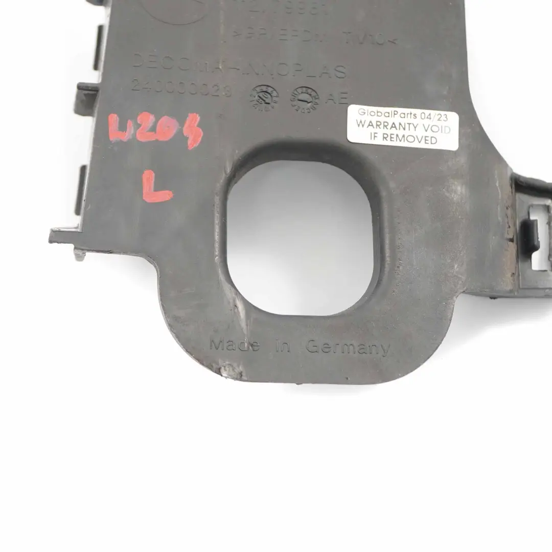 Paraurti anteriore sinistro Supporto staffa rinforzo per Mercedes W204 con numero di parte A2048850116 Mercedes W204 Paraurti anteriore sinistro Supporto staffa rinforzo - SKU A2048850116 - Numero di parte A2048850116