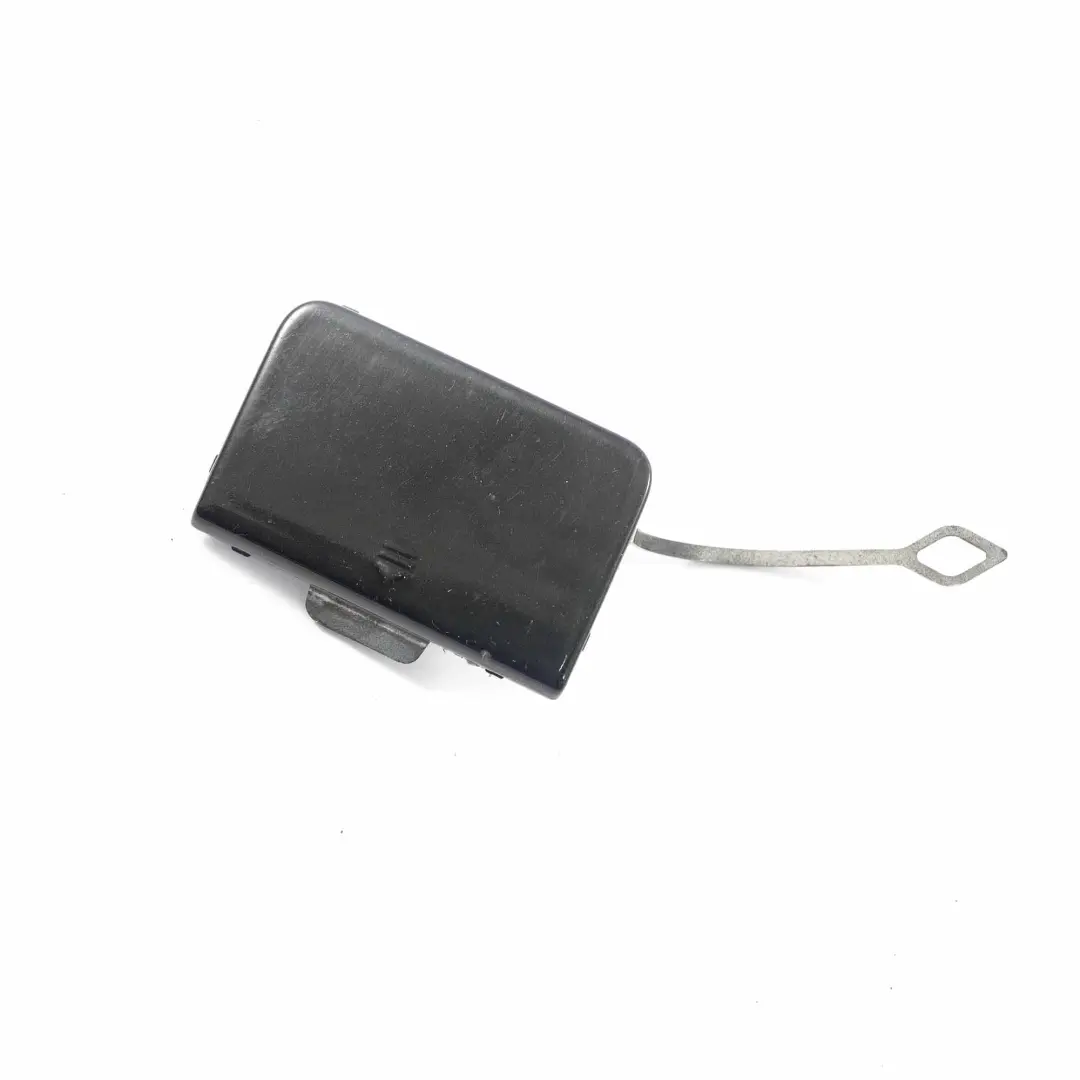 Mercedes W204 Front Bumper Tow Eye Hook Cover Cap Obsidian Black Metallic 197 - SKU A2048850126-OB - Part number A2048850126