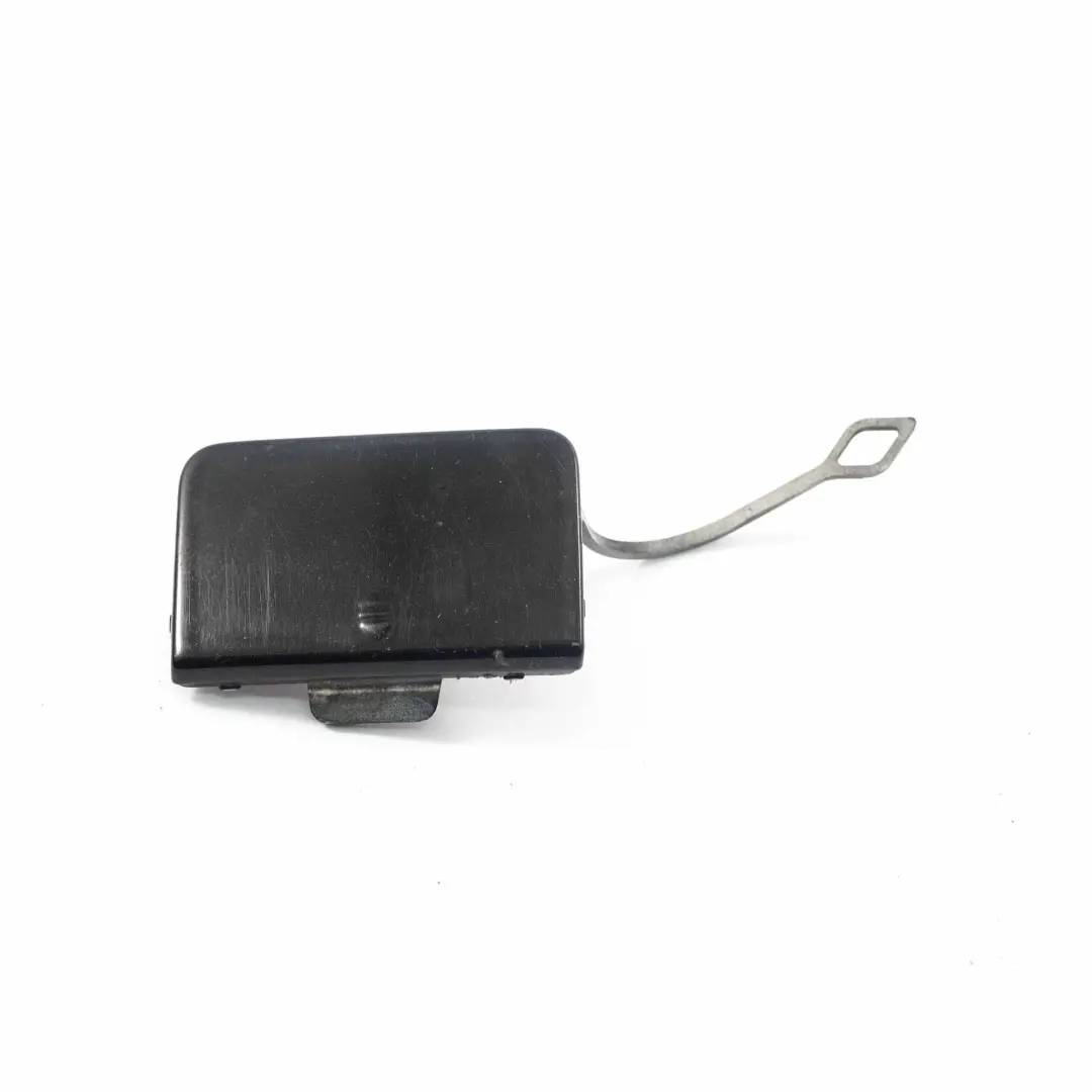 Mercedes W204 Front Bumper Tow Eye Hook Cover Cap Obsidian Black Metallic 197 - SKU A2048850126-OB - Part number A2048850126