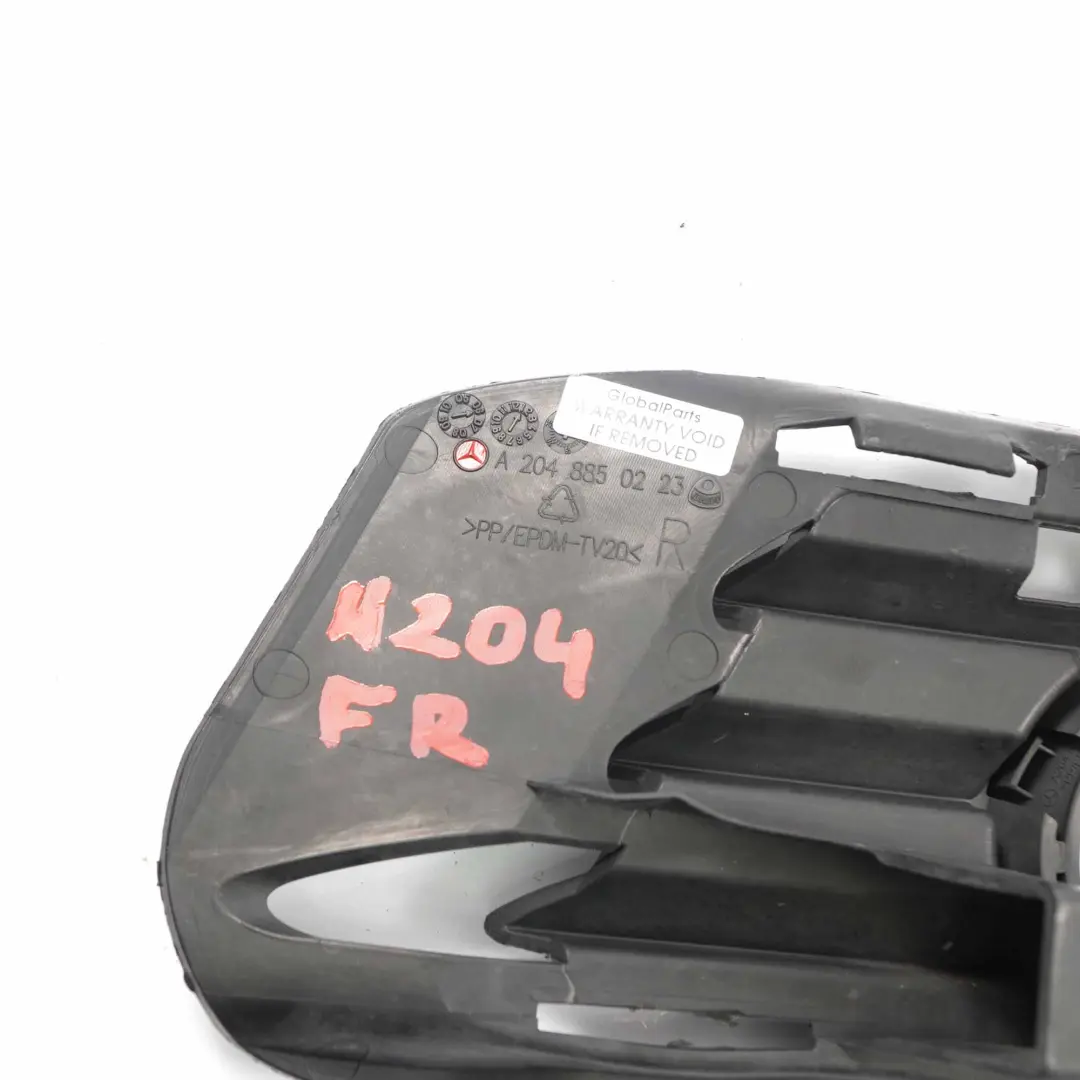 Mercedes W204 Front Bumper Fog Light Lamp Cover Right Grille - SKU A2048850223 - Part number A2048850223