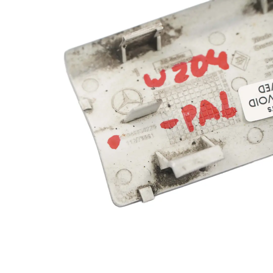 Mercedes-Benz C-Class W204 Rear Bumper Tow Hook Cover Cap Palladium Silver 792 to with Part number A2048850226 Mercedes-Benz C-Class W204 Rear Bumper Tow Hook Cover Cap Palladium Silver 792 - SKU A2048850226-PAL - Part number A2048850226