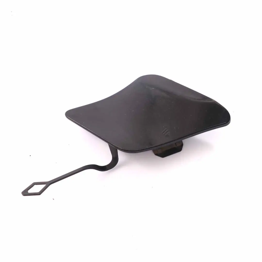 Front Bumper Tow Eye Hook Cover Obsidian Black 197 Mercedes W204 AMG - SKU A2048850526-OB - Part number A2048850526