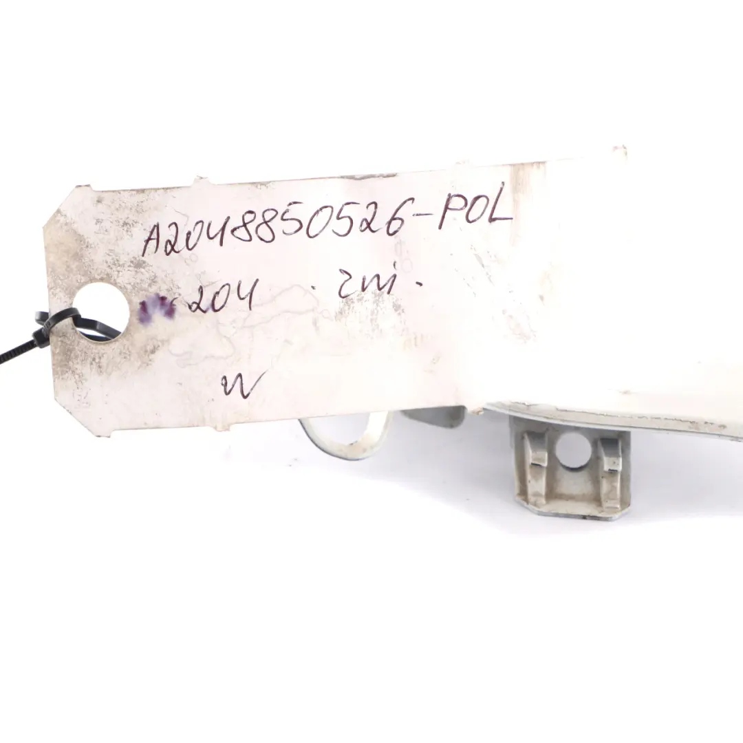 Mercedes W204 AMG Front Bumper Tow Eye Hook Cover Polar White - 149 - SKU A2048850526-POL - Part number A2048850526