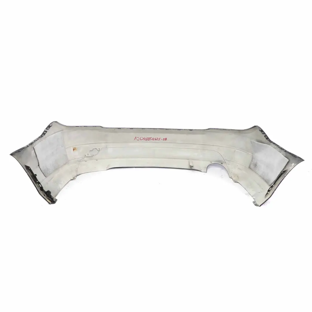 Bumper Trim Panel Cover Obsidian Black Metallic - 197 to Mercedes W204 Rear with Part number A2048850625 Mercedes W204 Rear Bumper Trim Panel Cover Obsidian Black Metallic - 197 - SKU A2048850625-OB - Part number A2048850625