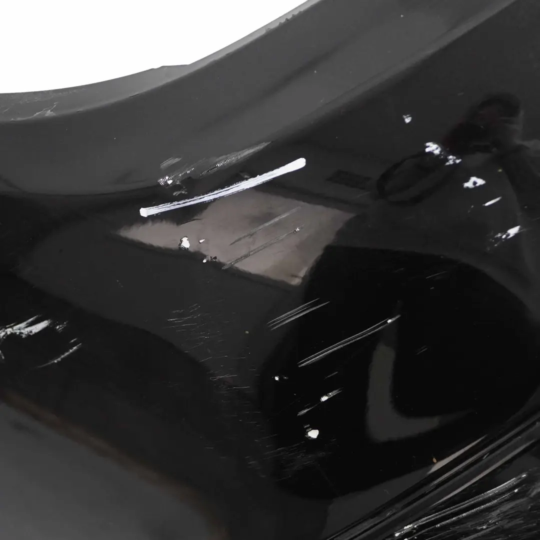 Bumper Trim Panel Cover Obsidian Black Metallic - 197 to Mercedes W204 Rear with Part number A2048850625 Mercedes W204 Rear Bumper Trim Panel Cover Obsidian Black Metallic - 197 - SKU A2048850625-OB - Part number A2048850625