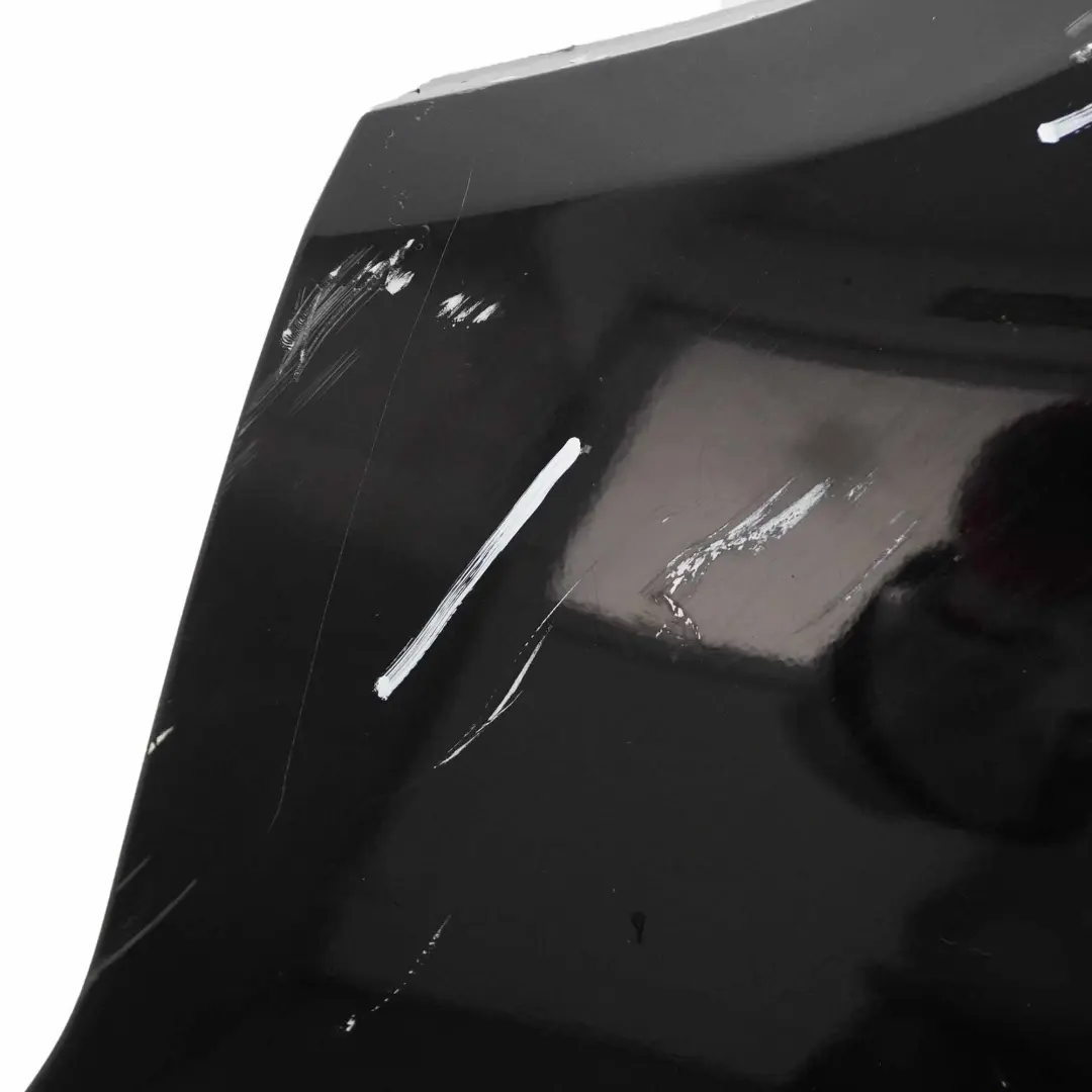 Bumper Trim Panel Cover Obsidian Black Metallic - 197 to Mercedes W204 Rear with Part number A2048850625 Mercedes W204 Rear Bumper Trim Panel Cover Obsidian Black Metallic - 197 - SKU A2048850625-OB - Part number A2048850625