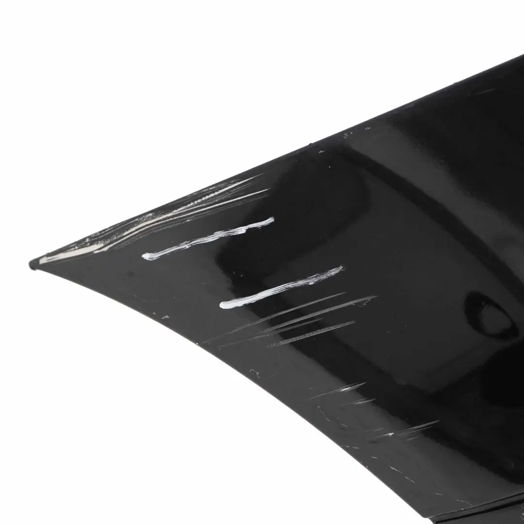 Bumper Trim Panel Cover Obsidian Black Metallic - 197 to Mercedes W204 Rear with Part number A2048850625 Mercedes W204 Rear Bumper Trim Panel Cover Obsidian Black Metallic - 197 - SKU A2048850625-OB - Part number A2048850625