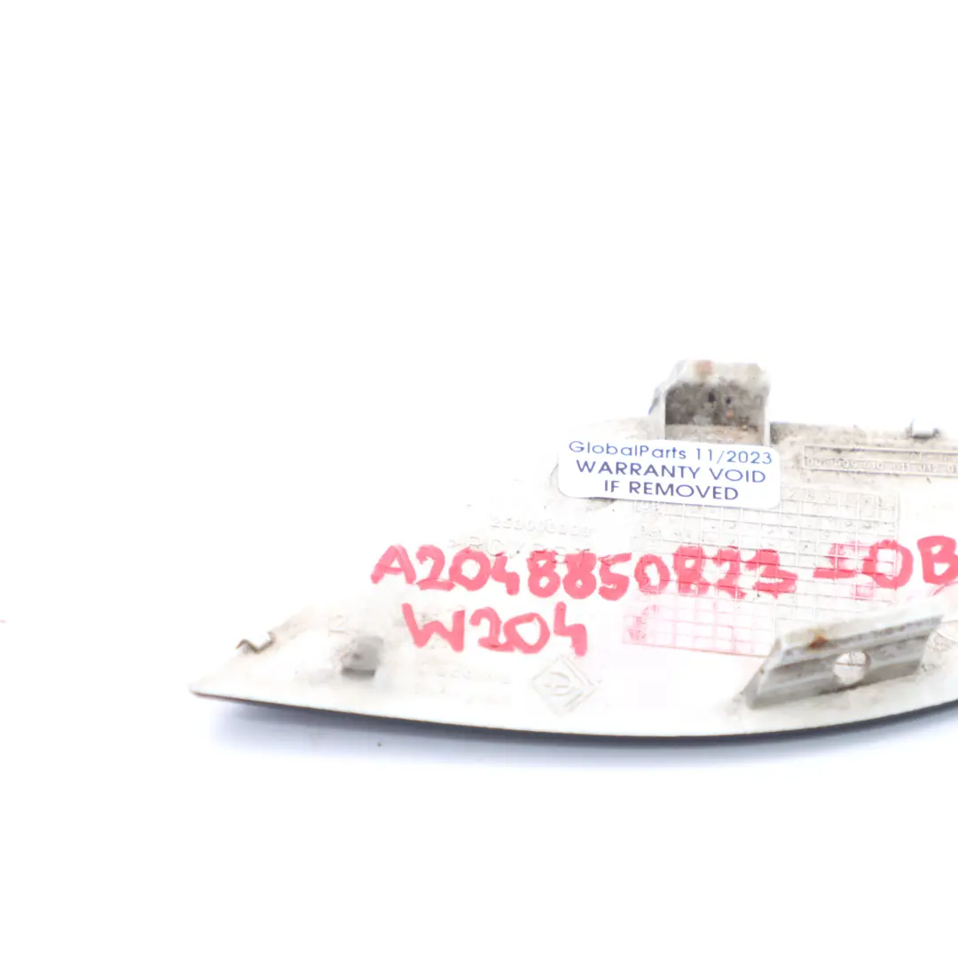 Mercedes W204 Cache Crochet Remorquage Pare Chocs Arrière Noir Obsidienne - SKU A2048850823-OB - Numéro de pièce A2048850823