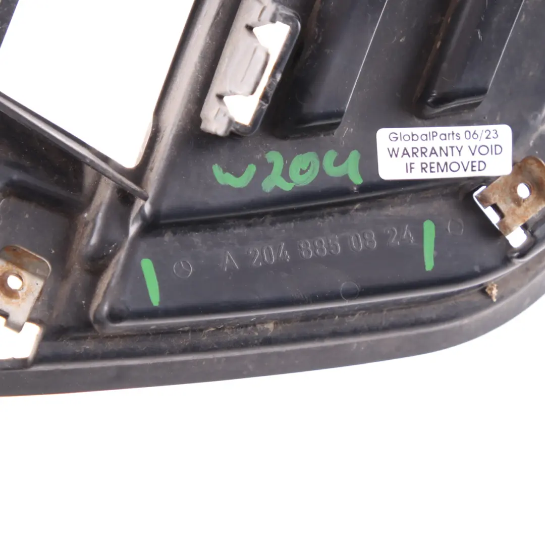 Front Bumper Trim Bracket Left N/S AMG Grille to Mercedes W212 with Part number A2048850824 Mercedes W212 Front Bumper Trim Bracket Left N/S AMG Grille - SKU A2048850824 - Part number A2048850824