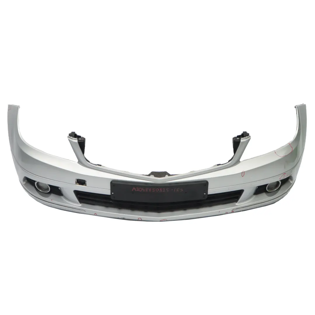 Mercedes W204 Front Bumper Trim Panel Covering Iridium Silver Metallic - 775 - SKU A2048850825-IRS - Part number A2048850825