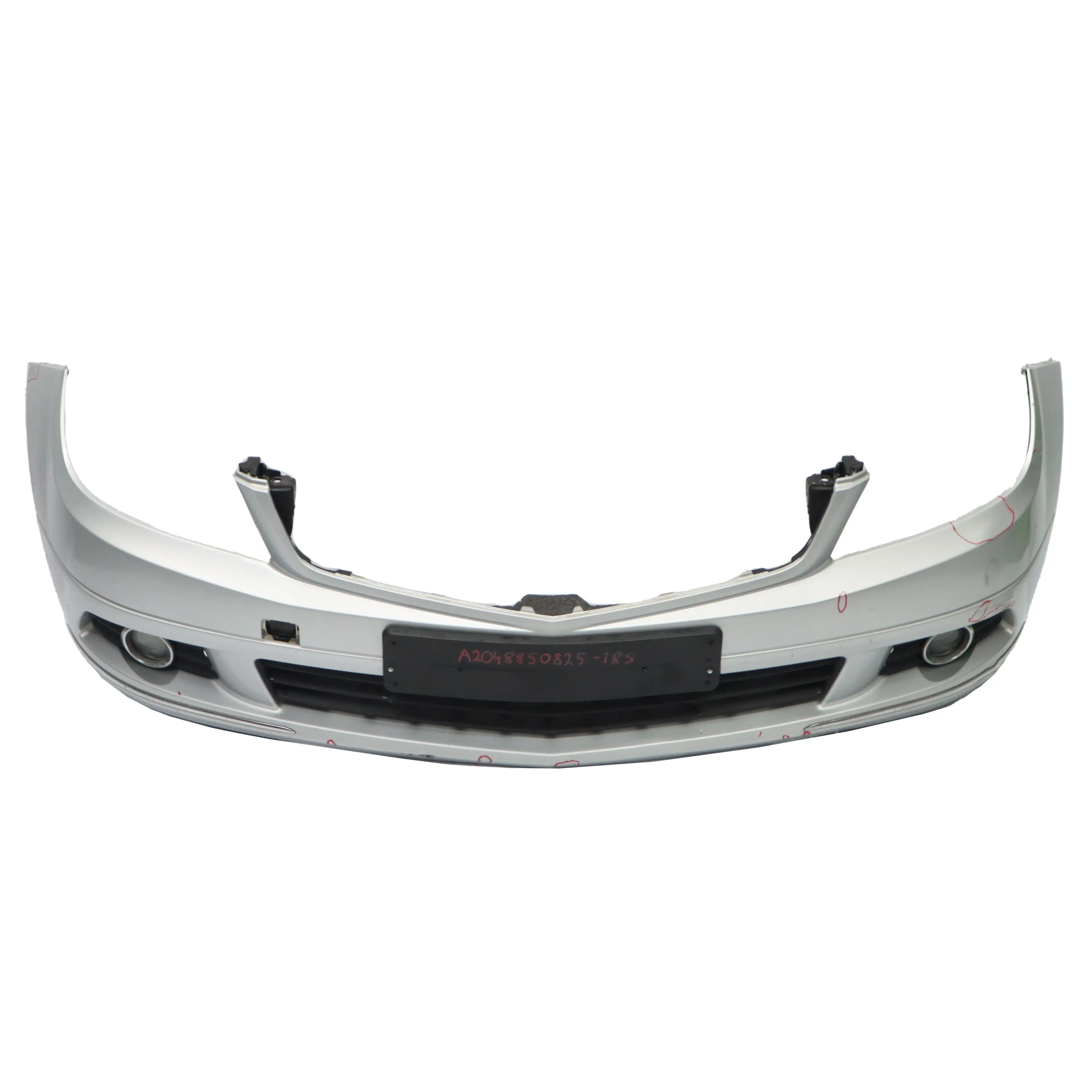 Mercedes W204 Front Bumper Trim Panel Covering Iridium Silver Metallic - 775