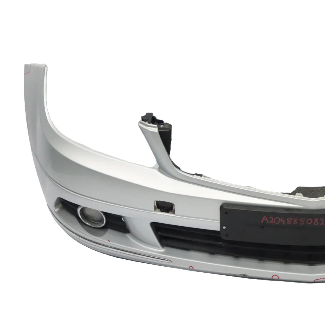 Mercedes W204 Front Bumper Trim Panel Covering Iridium Silver Metallic - 775 - SKU A2048850825-IRS - Part number A2048850825