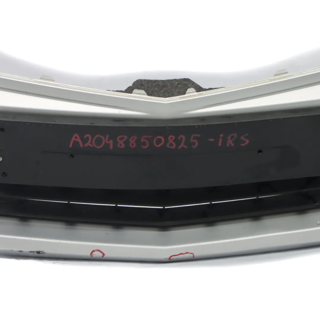 Mercedes W204 Front Bumper Trim Panel Covering Iridium Silver Metallic - 775 - SKU A2048850825-IRS - Part number A2048850825