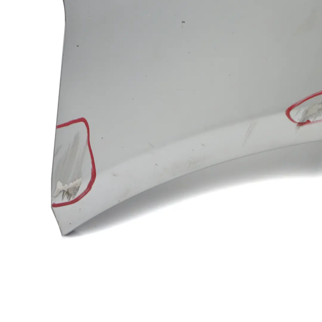 Mercedes W204 Front Bumper Trim Panel Covering Iridium Silver Metallic - 775 - SKU A2048850825-IRS - Part number A2048850825