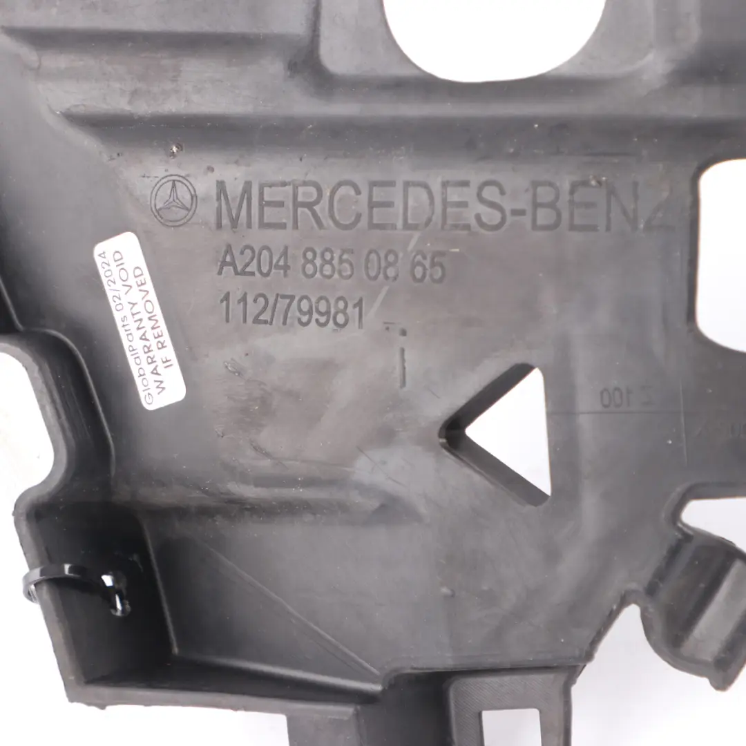 Mercedes W204 Headlight Bracket Front Right O/S Mounting Support - SKU A2048850865 - Part number A2048850865