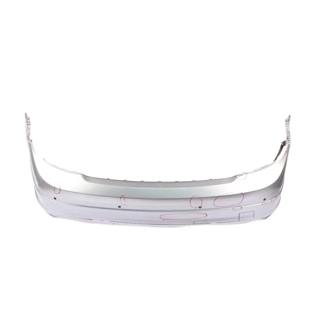 Mercedes W204 Rear Bumper Trim Panel Iridium Silver Metallic - 775 - SKU A2048853025-IRS - Part number A2048853025
