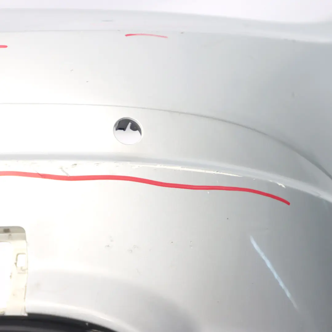 Mercedes W204 Rear Bumper Trim Panel Iridium Silver Metallic - 775 - SKU A2048853025-IRS1 - Part number A2048853025