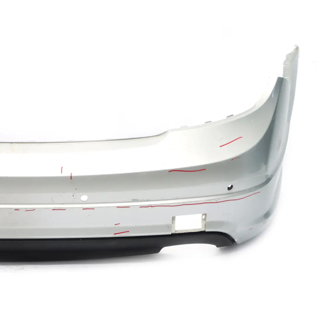 Mercedes W204 Rear Bumper Trim Panel Iridium Silver Metallic - 775 - SKU A2048853025-IRS1 - Part number A2048853025