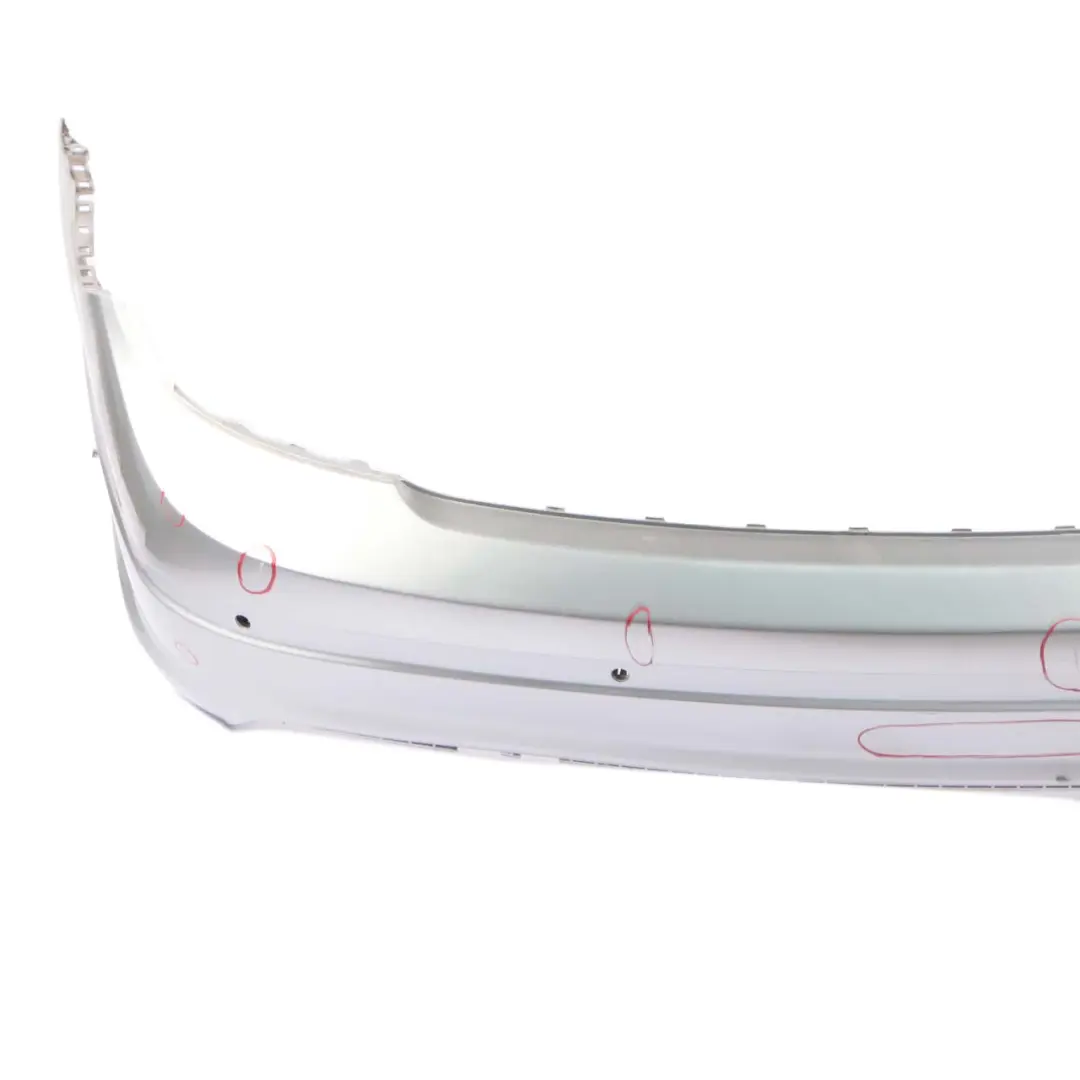 Mercedes W204 Rear Bumper Trim Panel Iridium Silver Metallic - 775 - SKU A2048853025-IRS - Part number A2048853025
