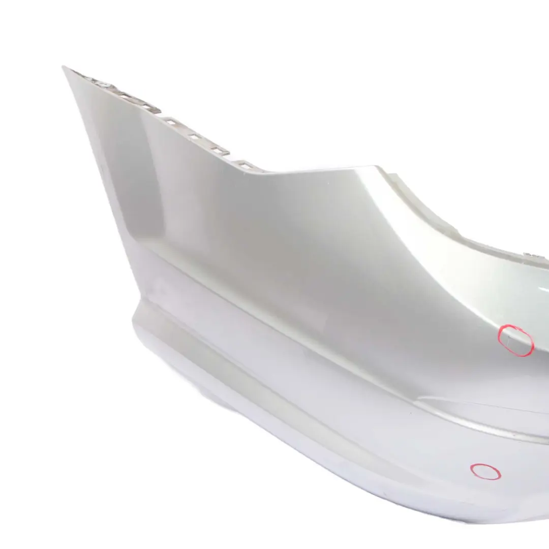 Mercedes W204 Rear Bumper Trim Panel Iridium Silver Metallic - 775 - SKU A2048853025-IRS - Part number A2048853025