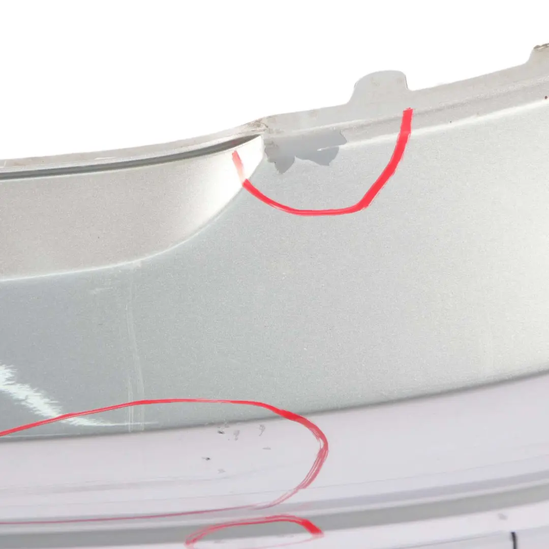 Mercedes W204 Rear Bumper Trim Panel Iridium Silver Metallic - 775 - SKU A2048853025-IRS - Part number A2048853025