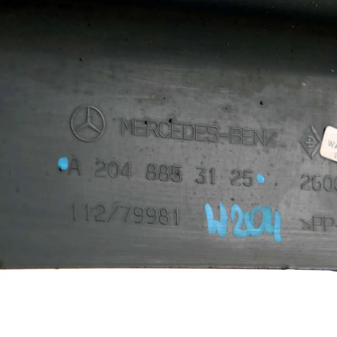 Mercedes-Benz C-Class W204 AMG Rear Bumper Lower Diffuser Trim Panel Cover to with Part number A2048853125 Mercedes-Benz C-Class W204 AMG Rear Bumper Lower Diffuser Trim Panel Cover - SKU A2048853125 - Part number A2048853125