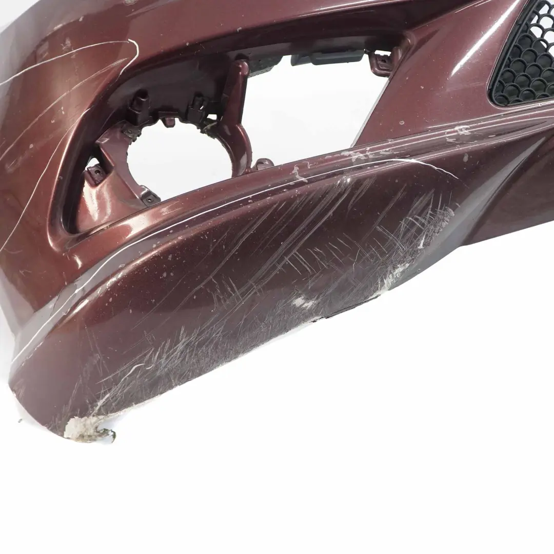 Mercedes W204 Front Bumper AMG Trim Panel Cover Carneol Red Metallic - 544 - SKU A2048853725-CR - Part number A2048853725