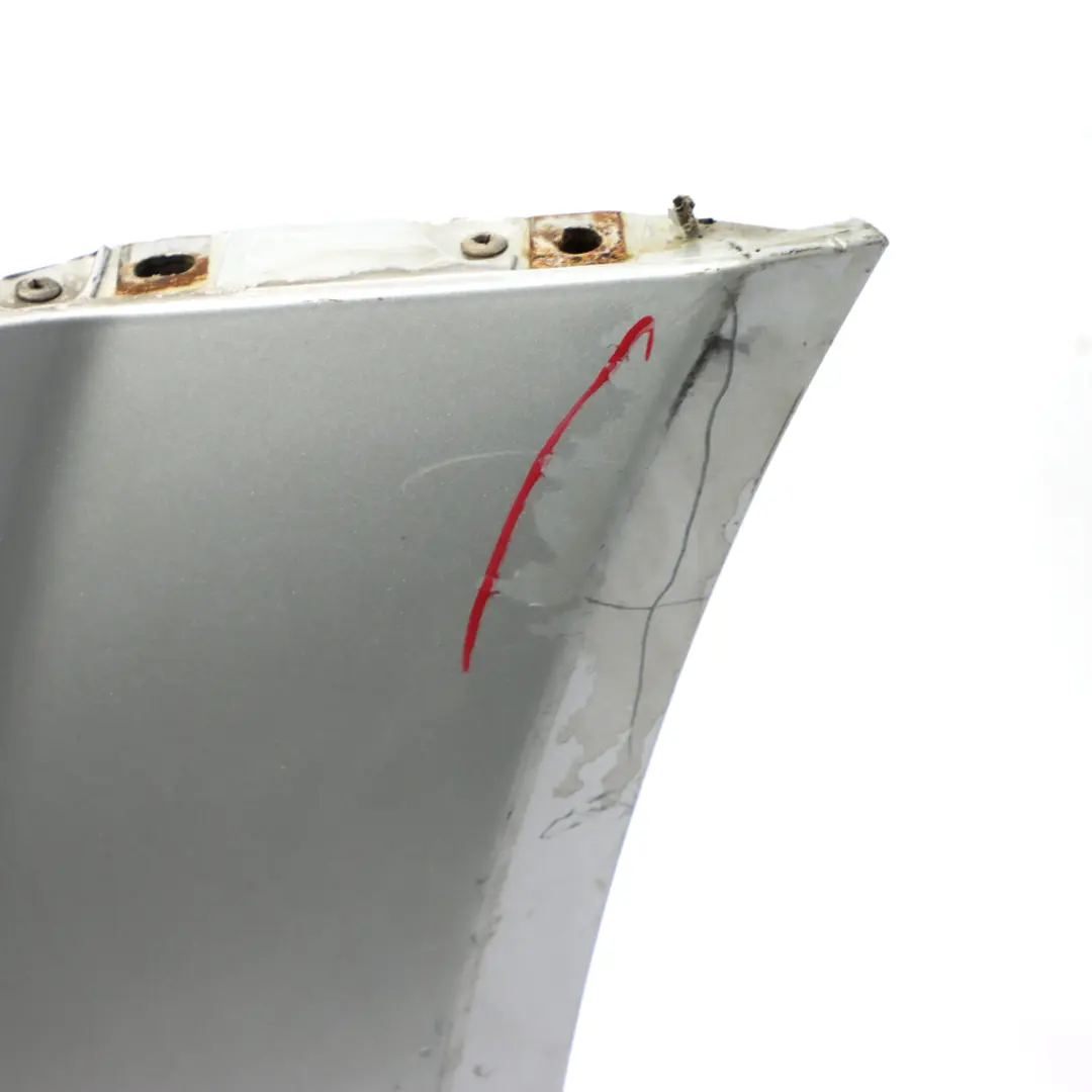 Front Bumper AMG Trim Panel Cover Iridium Silver Metallic - 775 to Mercedes W204 with Part number A2048853725 Mercedes W204 Front Bumper AMG Trim Panel Cover Iridium Silver Metallic - 775 - SKU A2048853725-IRS - Part number A2048853725