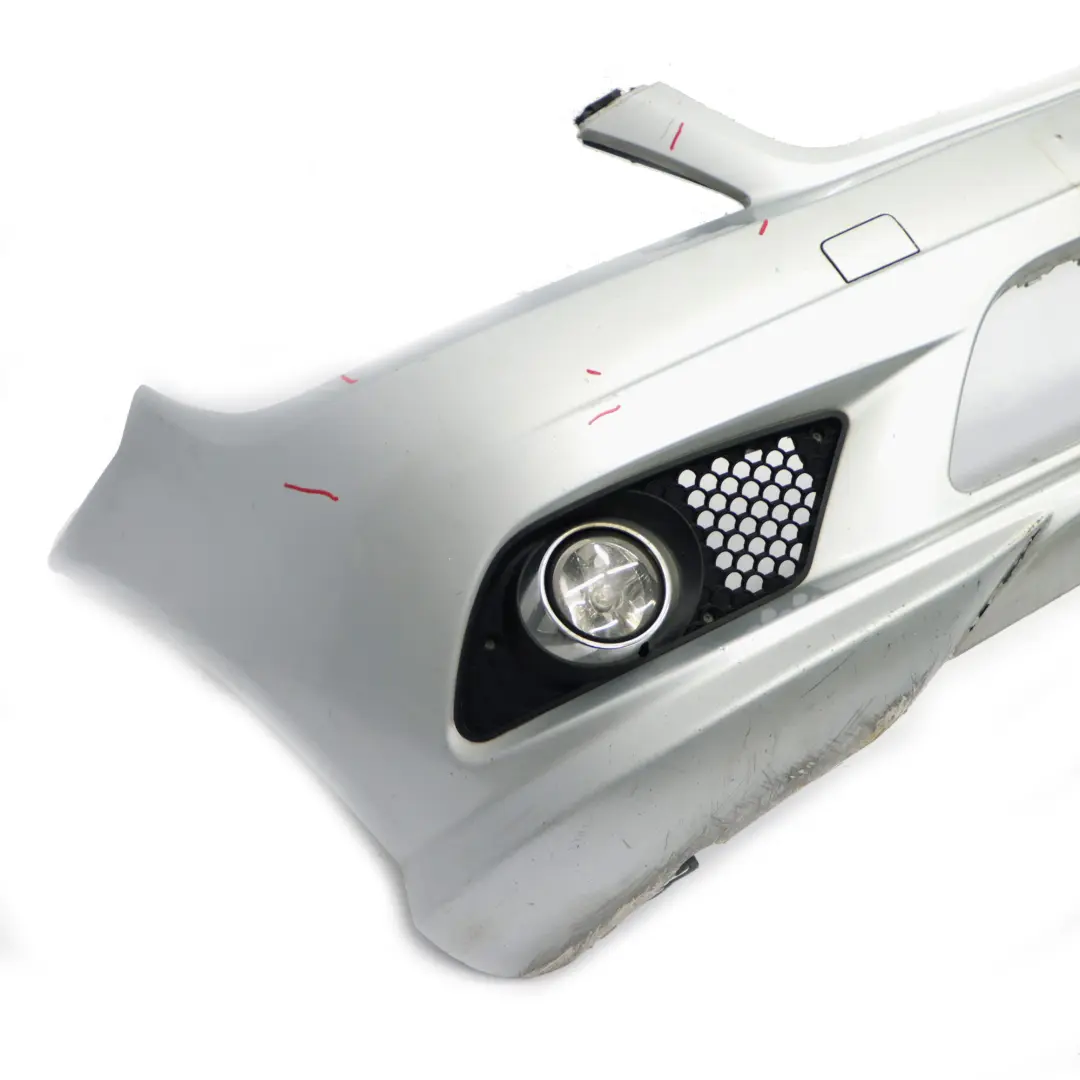 Front Bumper AMG Trim Panel Cover Iridium Silver Metallic - 775 to Mercedes W204 with Part number A2048853725 Mercedes W204 Front Bumper AMG Trim Panel Cover Iridium Silver Metallic - 775 - SKU A2048853725-IRS - Part number A2048853725
