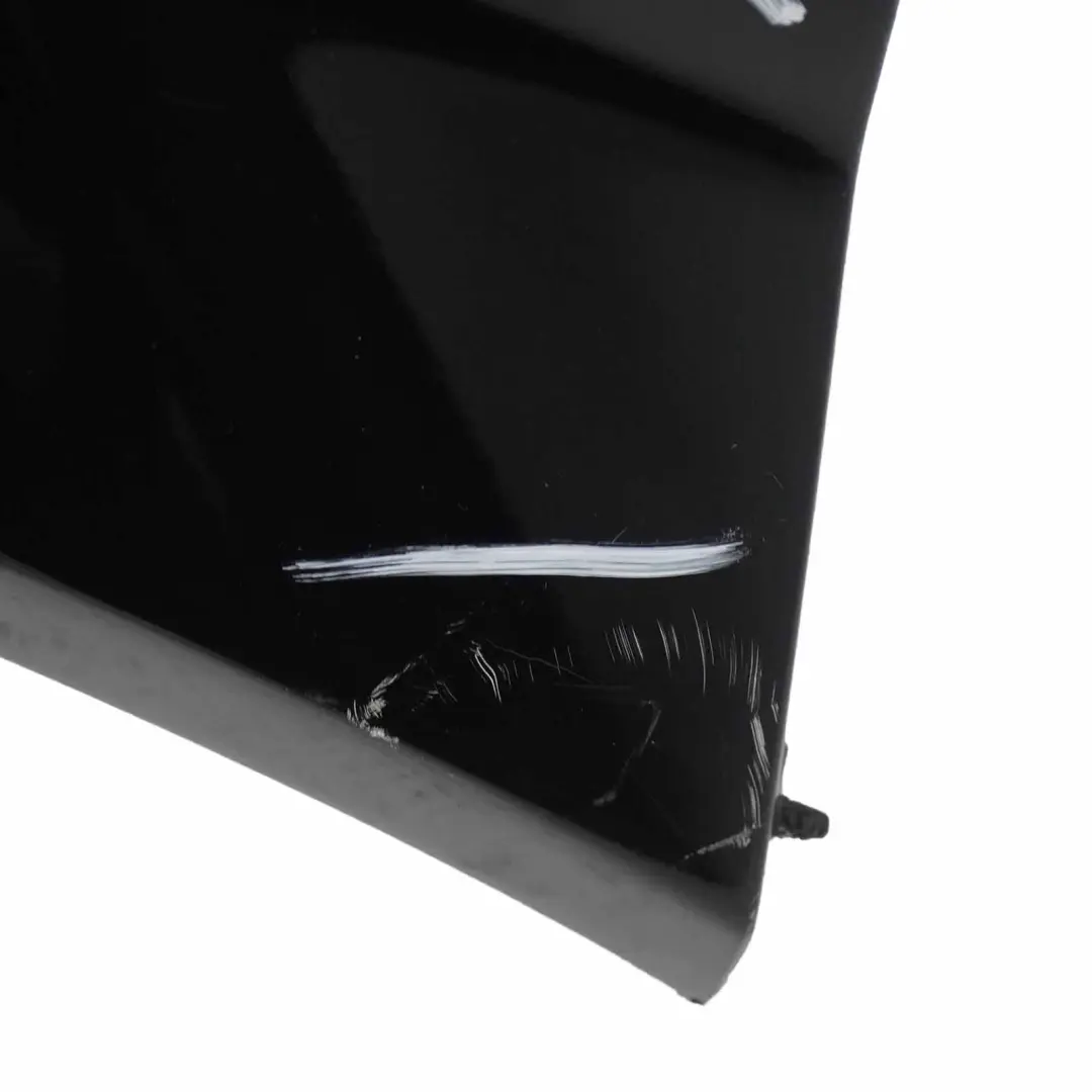 Mercedes W204 Front Bumper AMG Trim Panel Cover Obsidian Black - 197 - SKU A2048853725-OB - Part number A2048853725