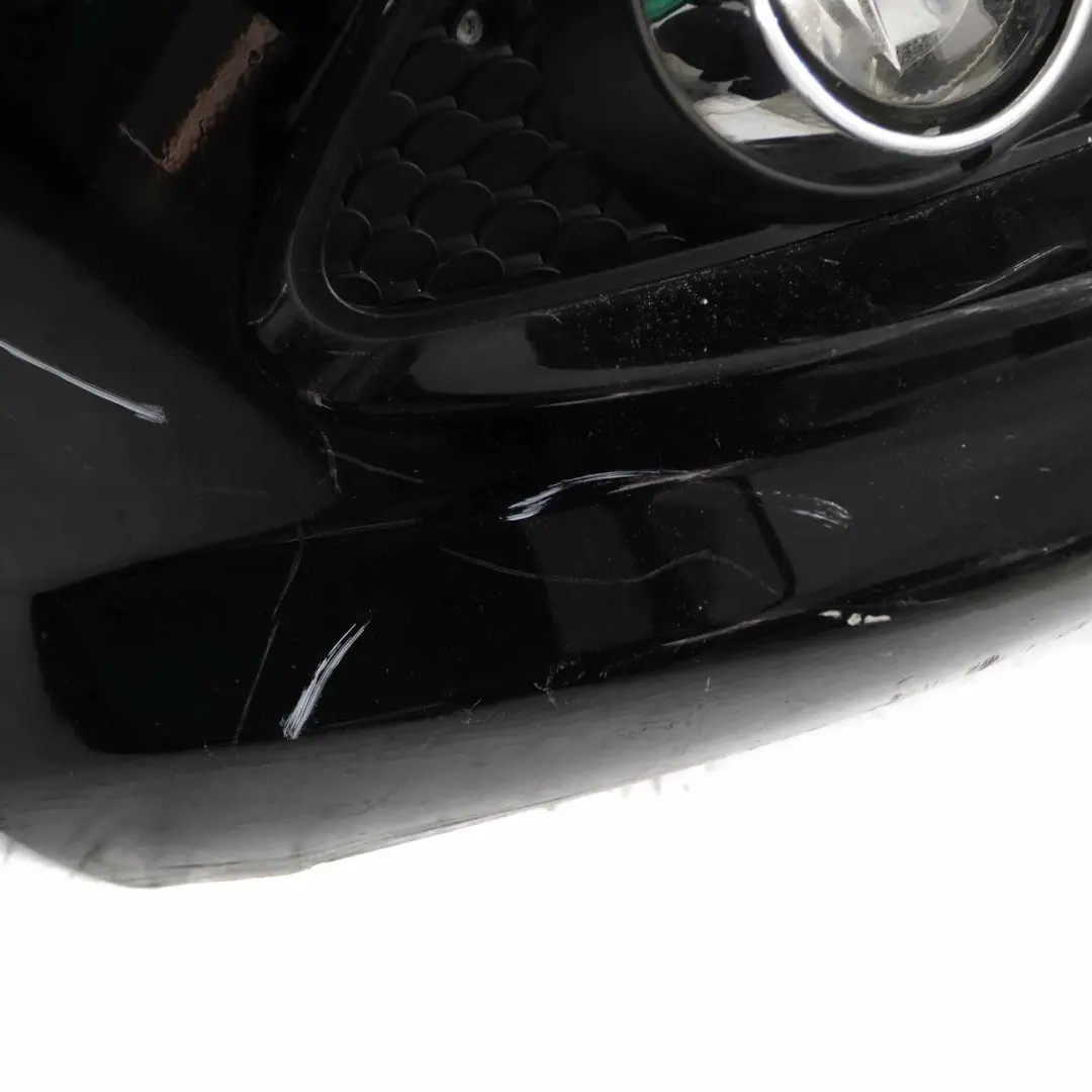 Mercedes W204 Front Bumper AMG Trim Panel Cover Obsidian Black - 197 - SKU A2048853725-OB - Part number A2048853725