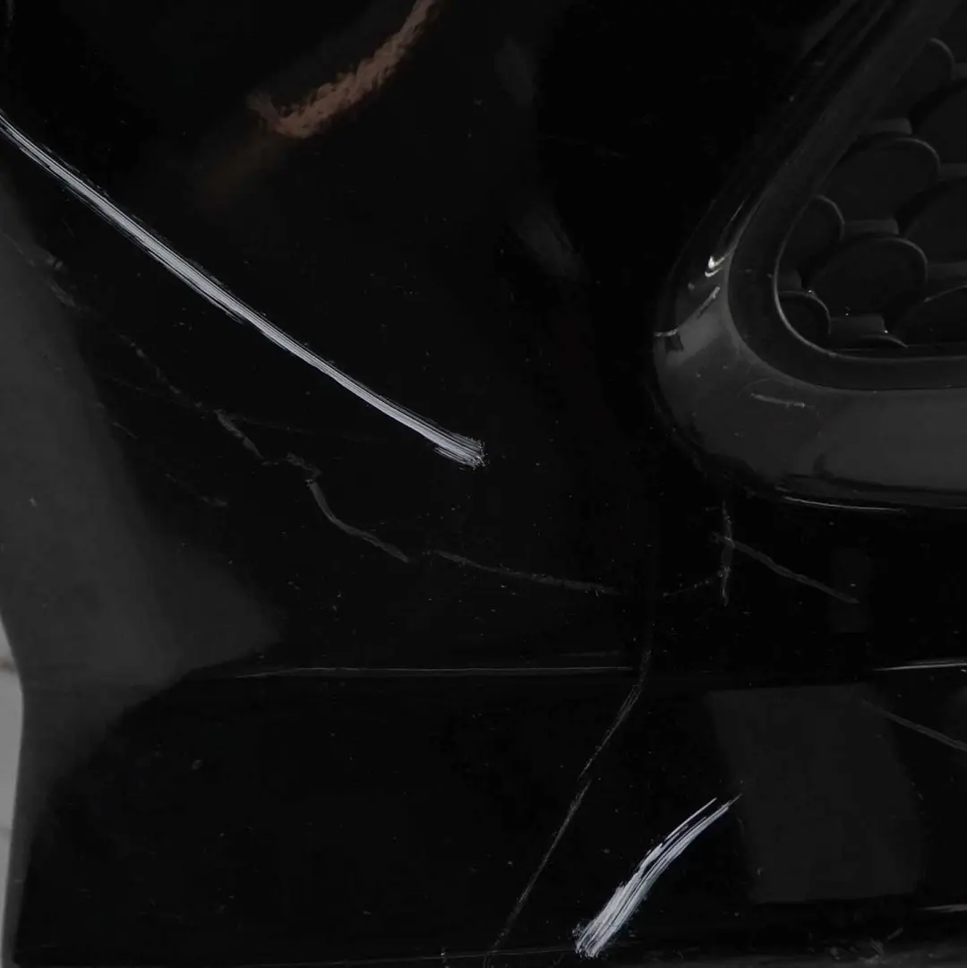 Mercedes W204 Front Bumper AMG Trim Panel Cover Obsidian Black - 197 - SKU A2048853725-OB - Part number A2048853725