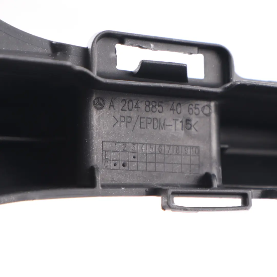 Front Bumper Mount Bracket Holder Carrier Trim to Mercedes W204 with Part number A2048854065 Mercedes W204 Front Bumper Mount Bracket Holder Carrier Trim - SKU A2048854065 - Part number A2048854065