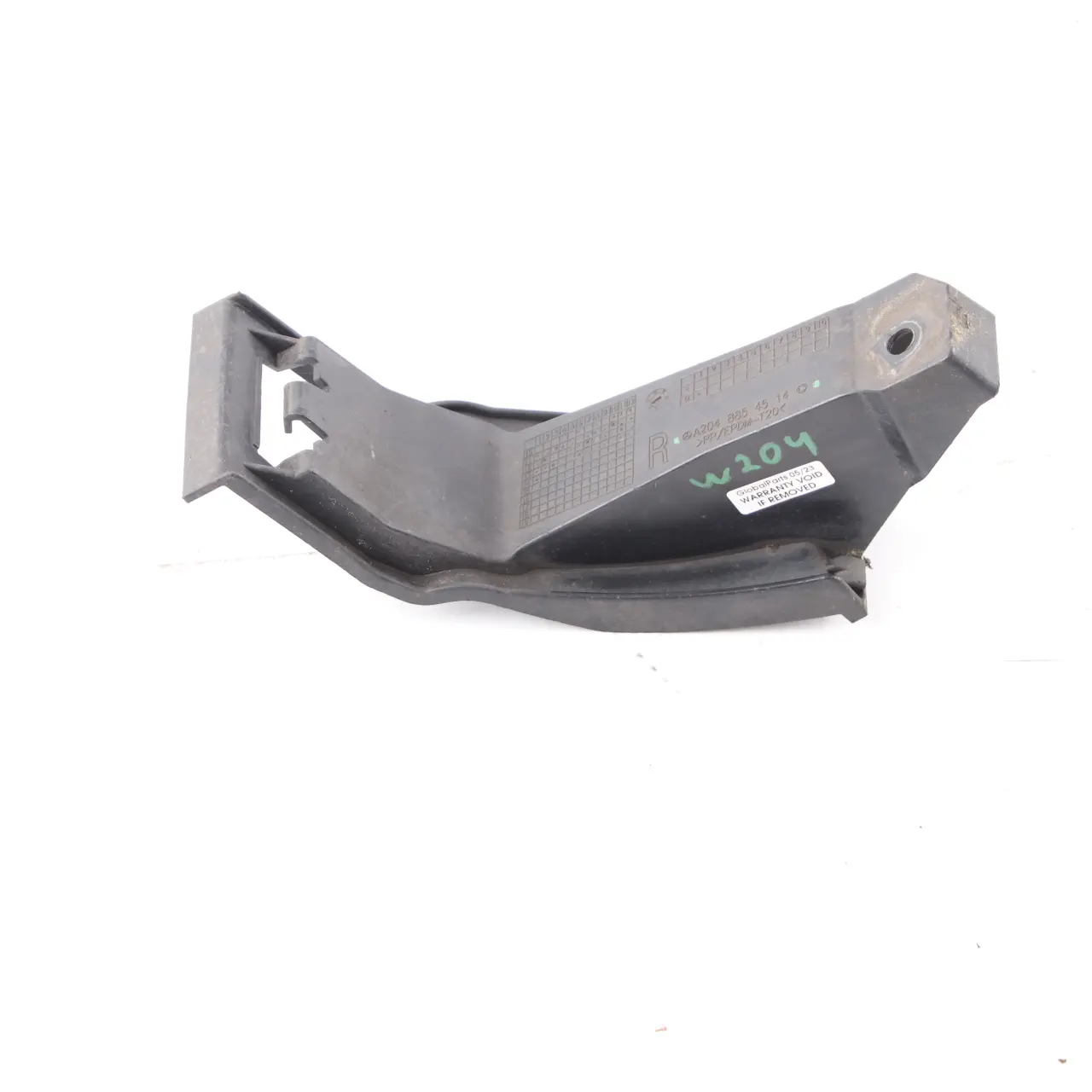 Mercedes W204 Guide Soporte Parachoques Trasero Derecho Soporte A2048854514