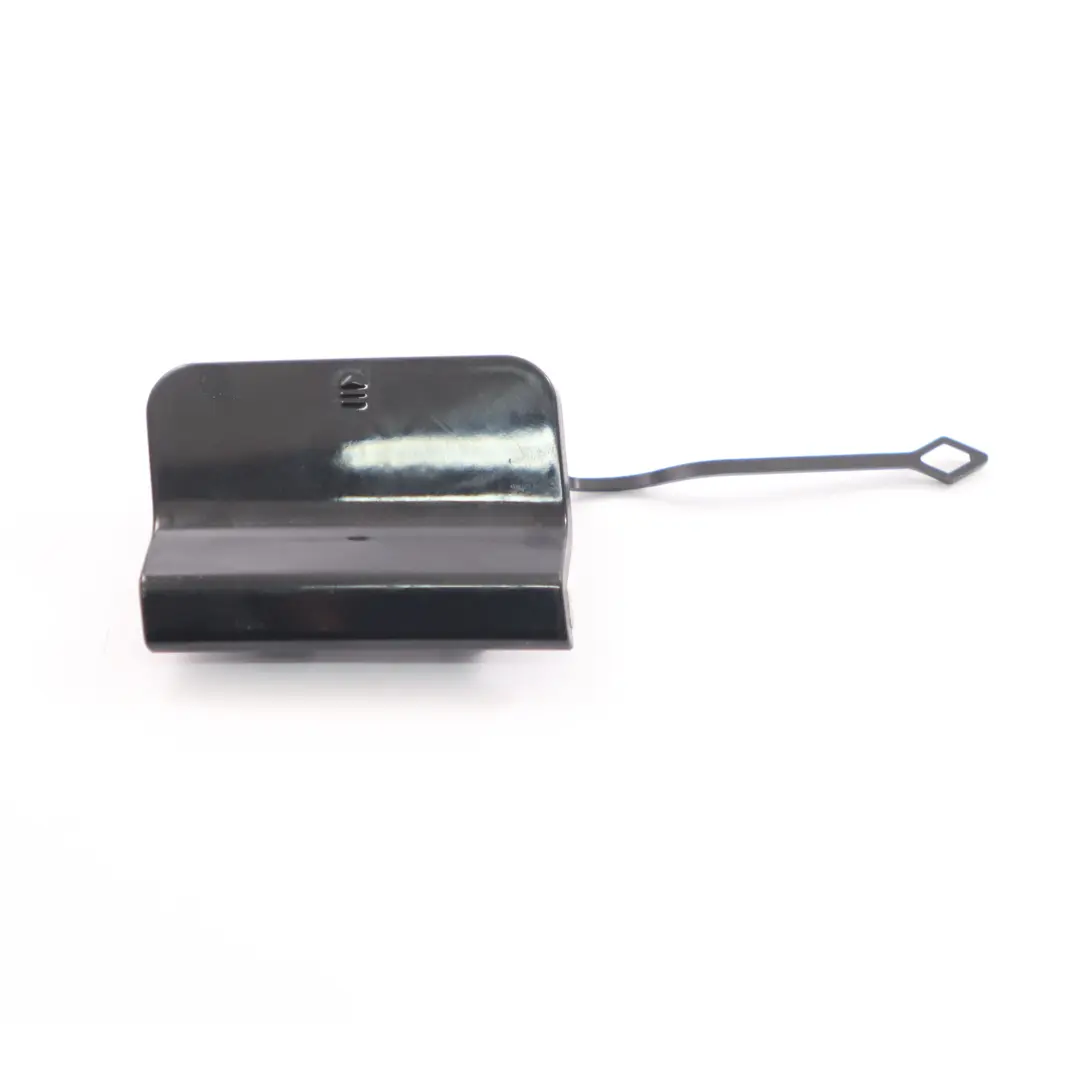 Mercedes W204 Parachoques trasero de remolque Ojo Tapa Flap Negro Obsidiana 197 - SKU A2048856223-OB - Número de pieza A2048856223