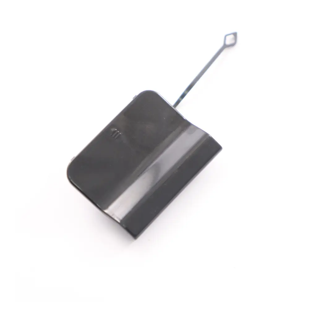 Bumper Towing Eye Hook Cover Cap Flap Obsidian Black - 197 to Mercedes W204 Rear with Part number A2048856223 Mercedes W204 Rear Bumper Towing Eye Hook Cover Cap Flap Obsidian Black - 197 - SKU A2048856223-OB - Part number A2048856223