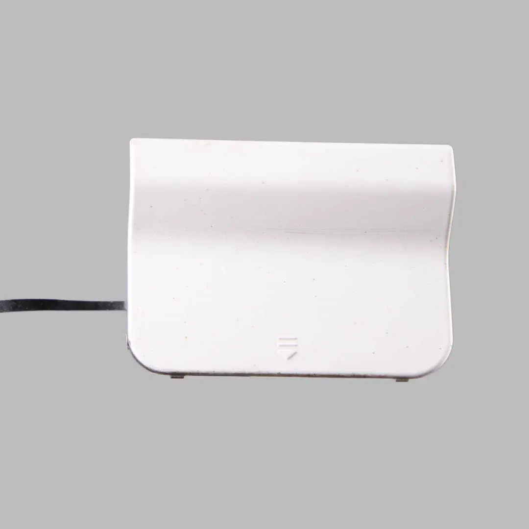 Bumper Towing Eye Hook Cover Cap Flap Polar White - 149 to Mercedes W204 Rear with Part number A2048856223 Mercedes W204 Rear Bumper Towing Eye Hook Cover Cap Flap Polar White - 149 - SKU A2048856223-POL - Part number A2048856223