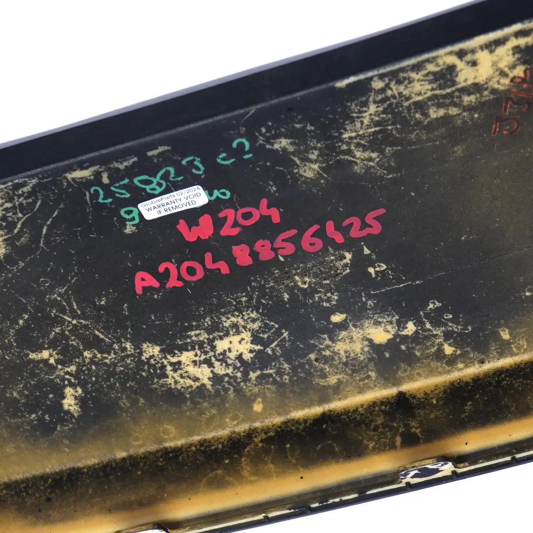 Mercedes S204 Zderzak Tylny Dokładka Dyfuzor Osłona Dolna A2038856425 - SKU A2048856425 - Numer Części A2048856425