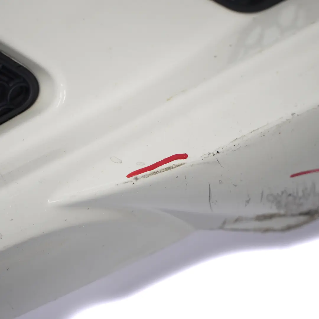 Mercedes W204 Complete Front Bumper AMG Trim Panel Cover Calcite White - 650 - SKU A2048857525-CW - Part number A2048857525