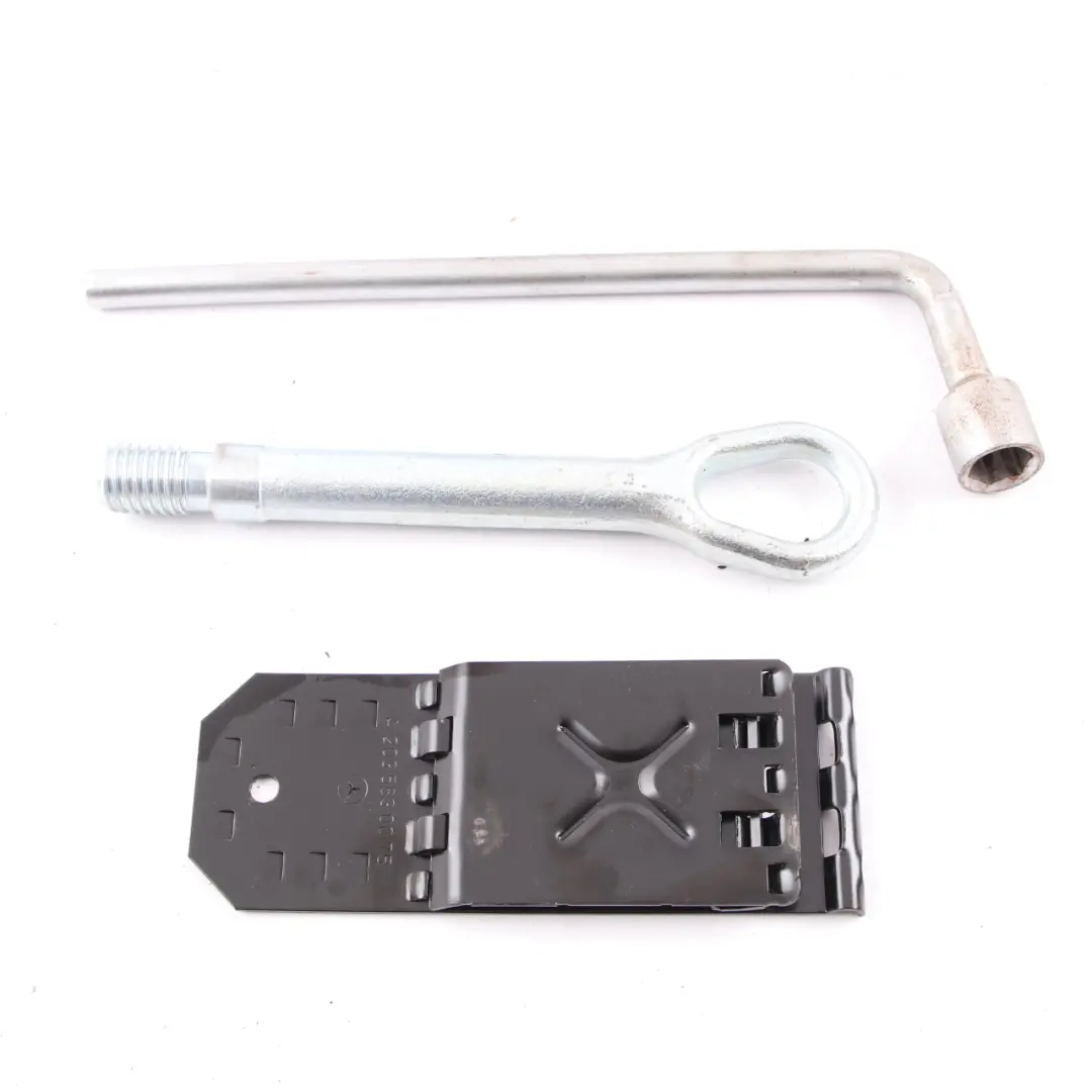 Mercedes W204 W212 Spare Wheel Bracket Lifting Jack Cover Tool Kit - SKU A2048980007-2 - Part number A2048980007