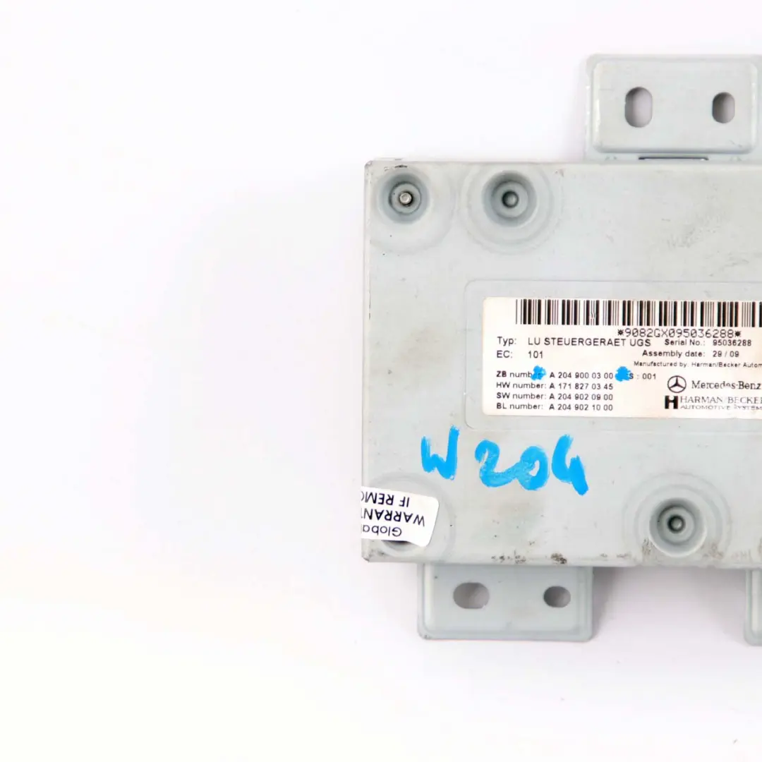 Media Interface Steuergerät Modul Kommunikation für Mercedes W212 mit Teilenummer A2049000300 Mercedes W212 Media Interface Steuergerät Modul Kommunikation - SKU A2049000300 - Teilenummer A2049000300