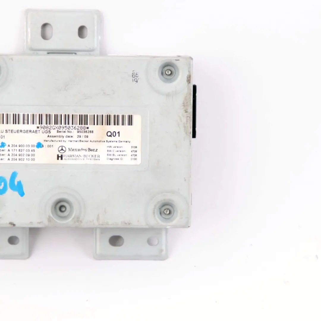 Mercedes W212 Media Interface Control Unit Module Communication - SKU A2049000300 - Part number A2049000300