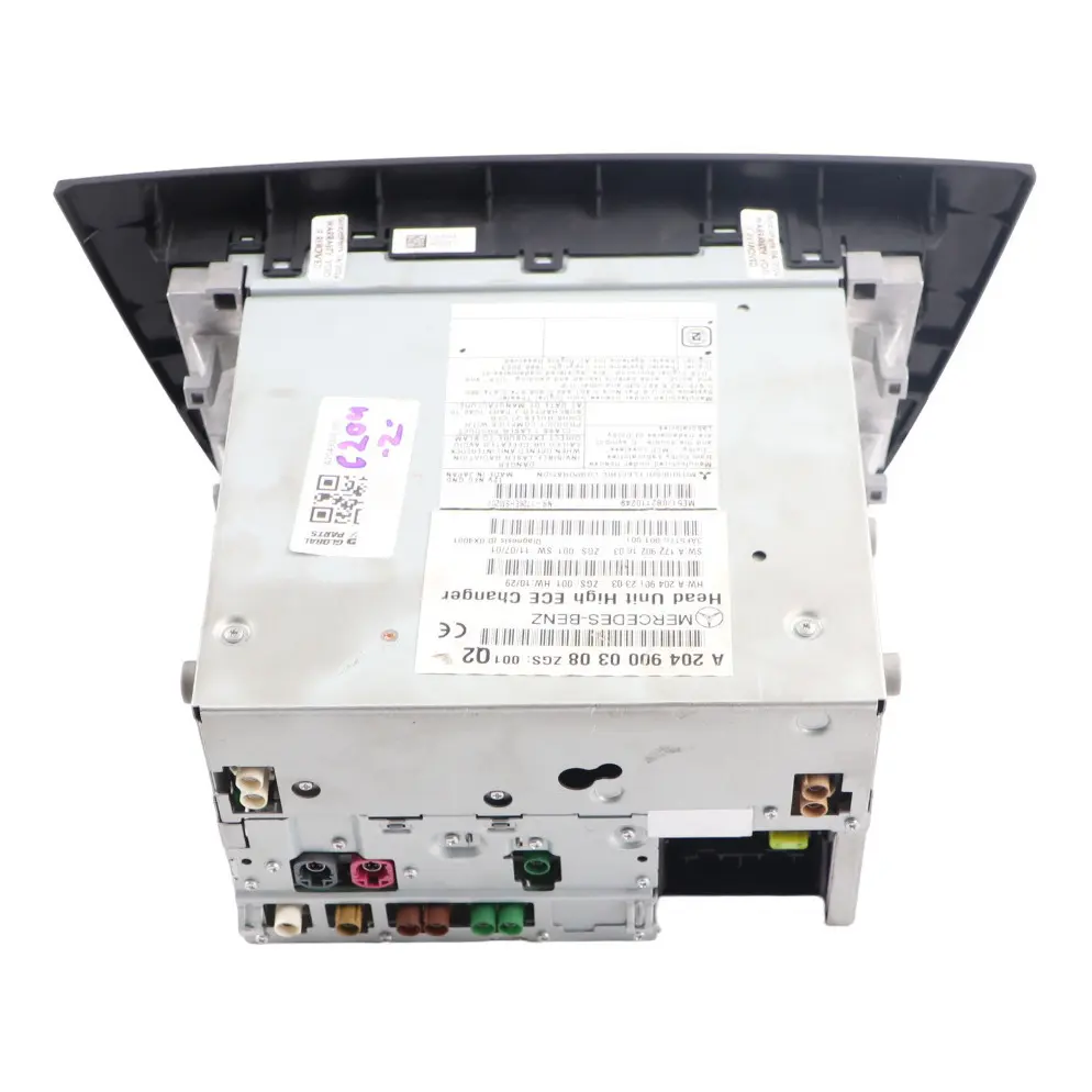 Mercedes C204 Radio Multimedia CD Player Head Unit - SKU A2049000308 - Part number A2049000308